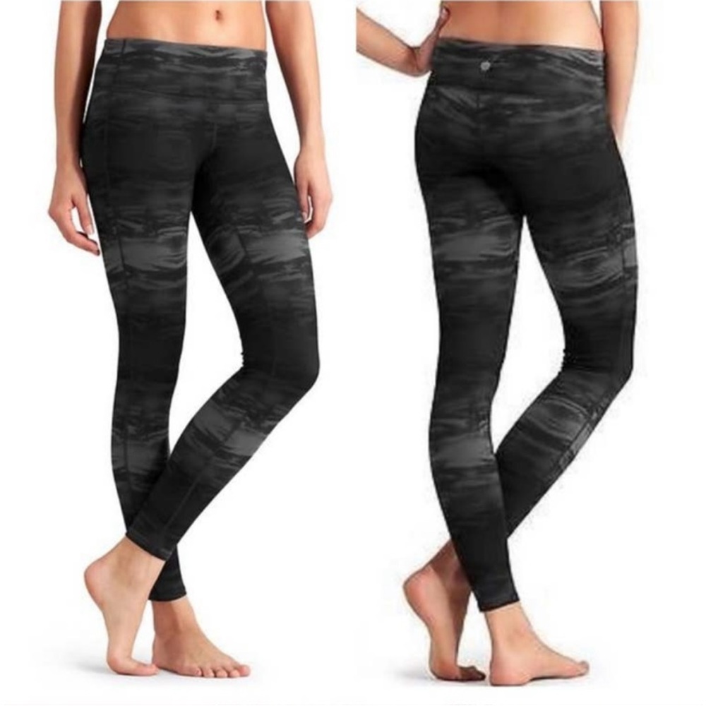 Athleta Chaturunga Ankle Length Leggings Tights, S. - Picture 1 of 6